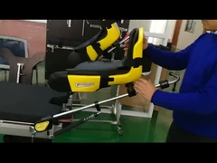 Sus304 ऑपरेटिंग टेबल लेग होल्डर स्टिरप साइड रेल लिथोटॉमी लेग प्रेप होल्डर